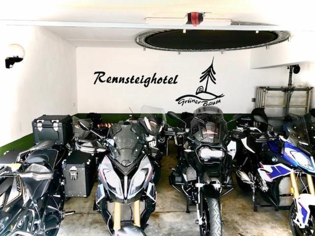 Rennsteighotel Gruener Baum Schmiedefeld am Rennsteig Bagian luar foto