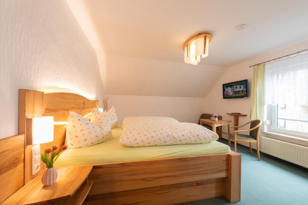 Rennsteighotel Gruener Baum Schmiedefeld am Rennsteig Bagian luar foto