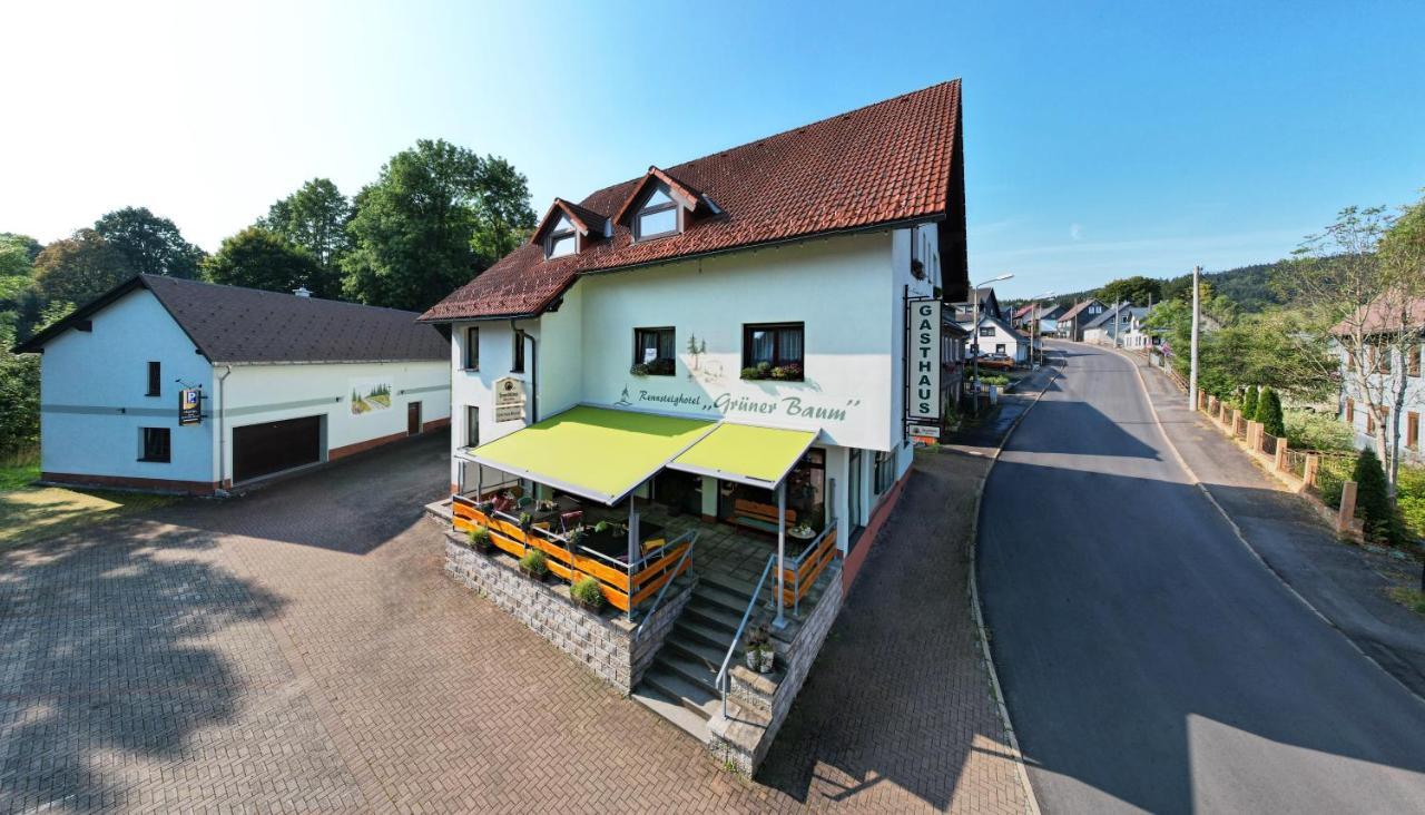 Rennsteighotel Gruener Baum Schmiedefeld am Rennsteig Bagian luar foto